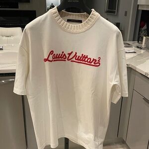 Authentic Large Unisex Louis Vuitton x Nigo Embroidered Tee / COA included.